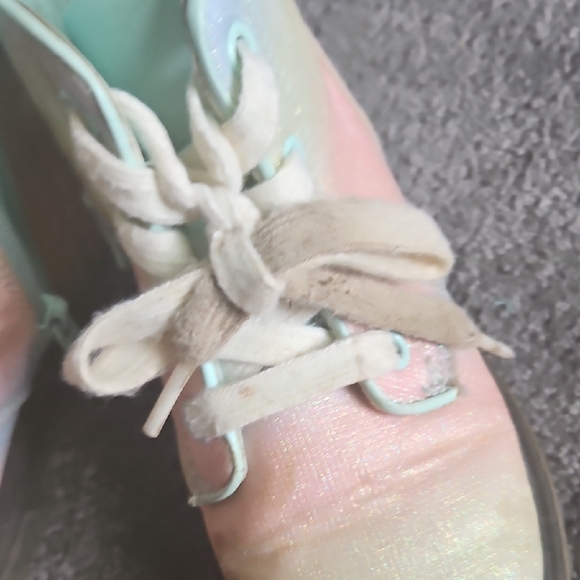 Kids Rainbow Lace-Up Boots - Picture 8 of 8